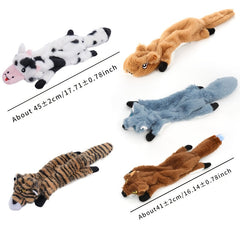 Magic Pet Dog Squeaky Toy5Set，Pet Toys Wrinkled Dog Toys，Unstuffed Animal Dog stuffed Toy，Suitable for small to medium-sized dogs，Squeaky Dog Toy5Pieces，Multicolor