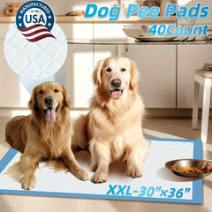 40Pcs-30“*36”Dog Pee Pads，Leak Proof and Super Absorbent Dog Pee Pads，Dog Pee Pads，Dog Mat6Layered Protection，Puppy Training Toilet Pet Mat，Thickened Disposable Litter Box Mat for Cats，Dog，Dog，Dog，Rabbit's Puppy Training Mat