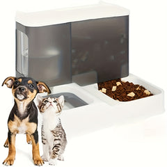 1pc Automatic Pet Feeder and Water Dispenser - Make it easy for your cats and dogs to eat and replenish water！
