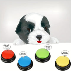 Dog Press Button Talking，Communication Button，Pet Beeper Training Button，Dog Training and Behavior Aid，Let your dog learn to express their wants through sound