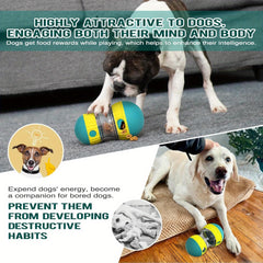 JMHUD Dog Puzzle Toys，Adjustable Dog Treat Dispenser，Interactive Dog Enrichment Toys，Keep them busy，Dog Food Puzzle Ball，Puppy Slow Feeder Bowl，Used for relieving boredom and stimulating intellectual training
