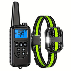1/2pcs 3000Ft Dog Training Collar With Remote, Adjustable Nylon Strap, Dog Shock Collar With Beep, Vibration, Shock, Light, Electric Dog Collar Set For Small Medium Large Dogs (5-150lbs)