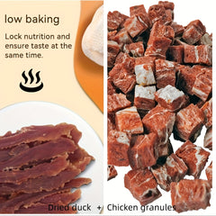 Pets Love Grinding Their Teeth. Dried Duck. Dog Training. Reward.
