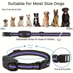 3300Ft Dog Training Collars With Remote, Adjustable Nylon Strap, Electric Shock, Vibration & Sound Modes, Rechargeable, 360ft Range, Waterproof, For Small To Large Dogs (5-150lbs)
