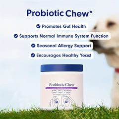 Probiotics for Pets，Nutritional Supplements That Support Healthy Dog Food，Promotes light beige health、Digestive Health and Prebiotic Immune Health Supplement for All Dogs，Suitable for seasonal allergic reactions and intestinal health